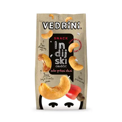 INDIJSKI ORAŠČIĆ suhoprženi slani 200 g