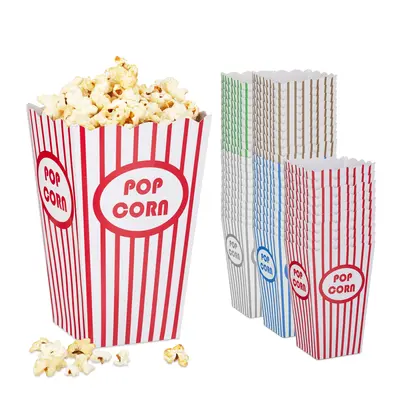 Set od 50 kutija za kokice u 5 boja